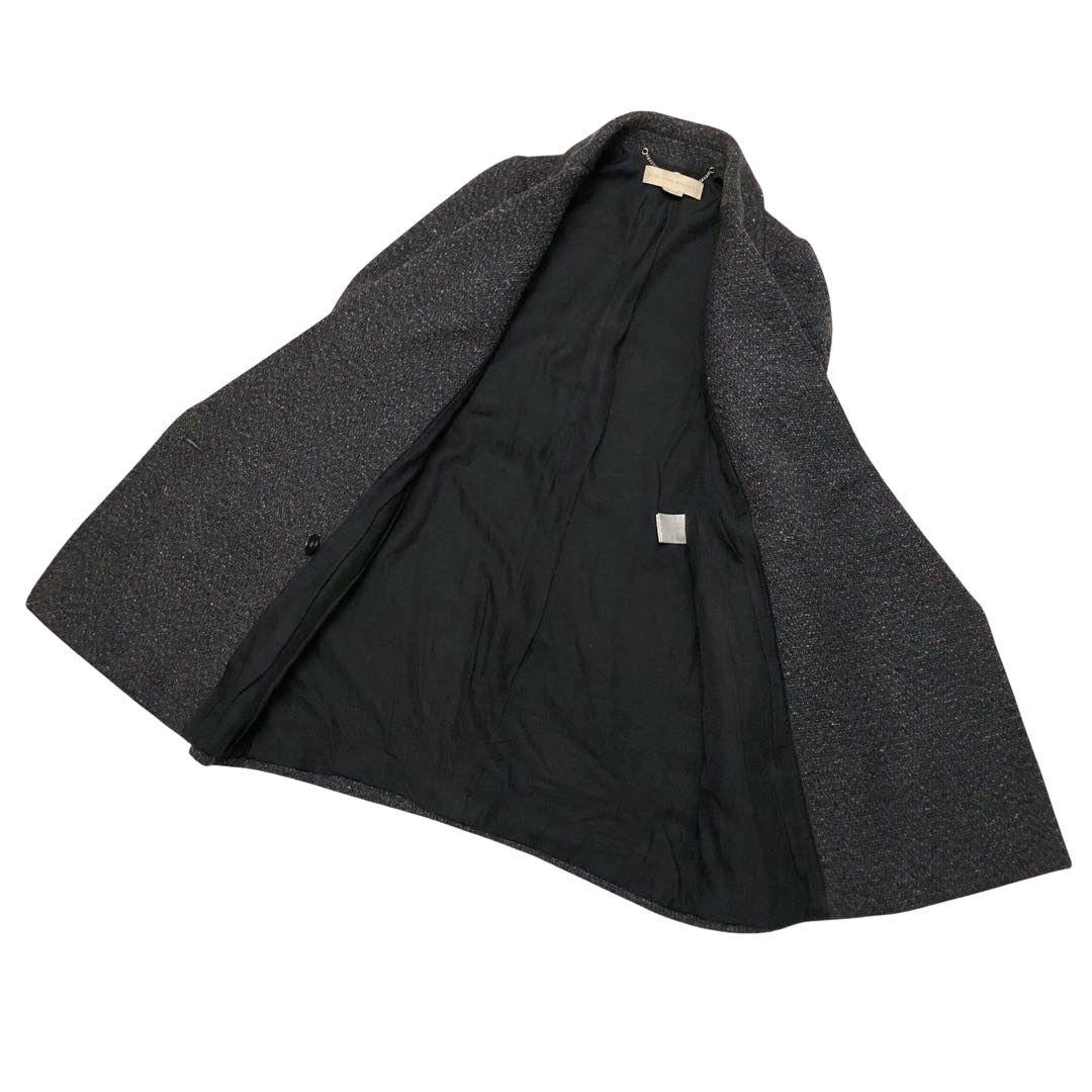 ★美品★ステラマッカートニー ツイードチェスターコート ダブル グレー 36 M