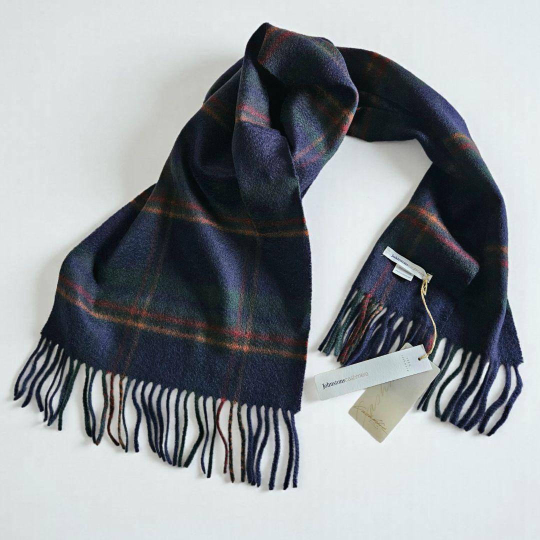 gou.33様☆タグ付き未使用 ジョンストンズ カシミヤ100％ マフラー