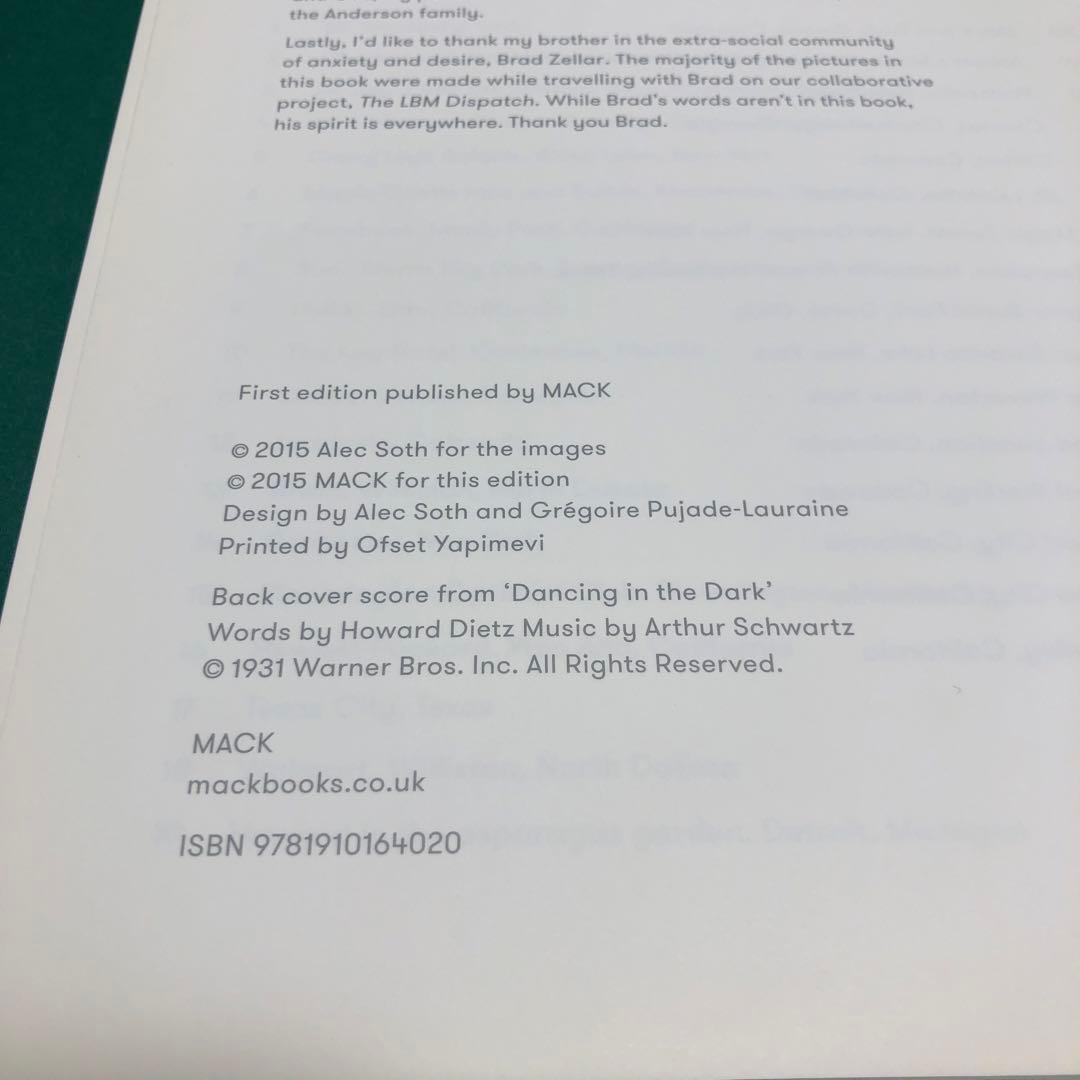 アート・デザイン・音楽 Songbook by Alec Soth