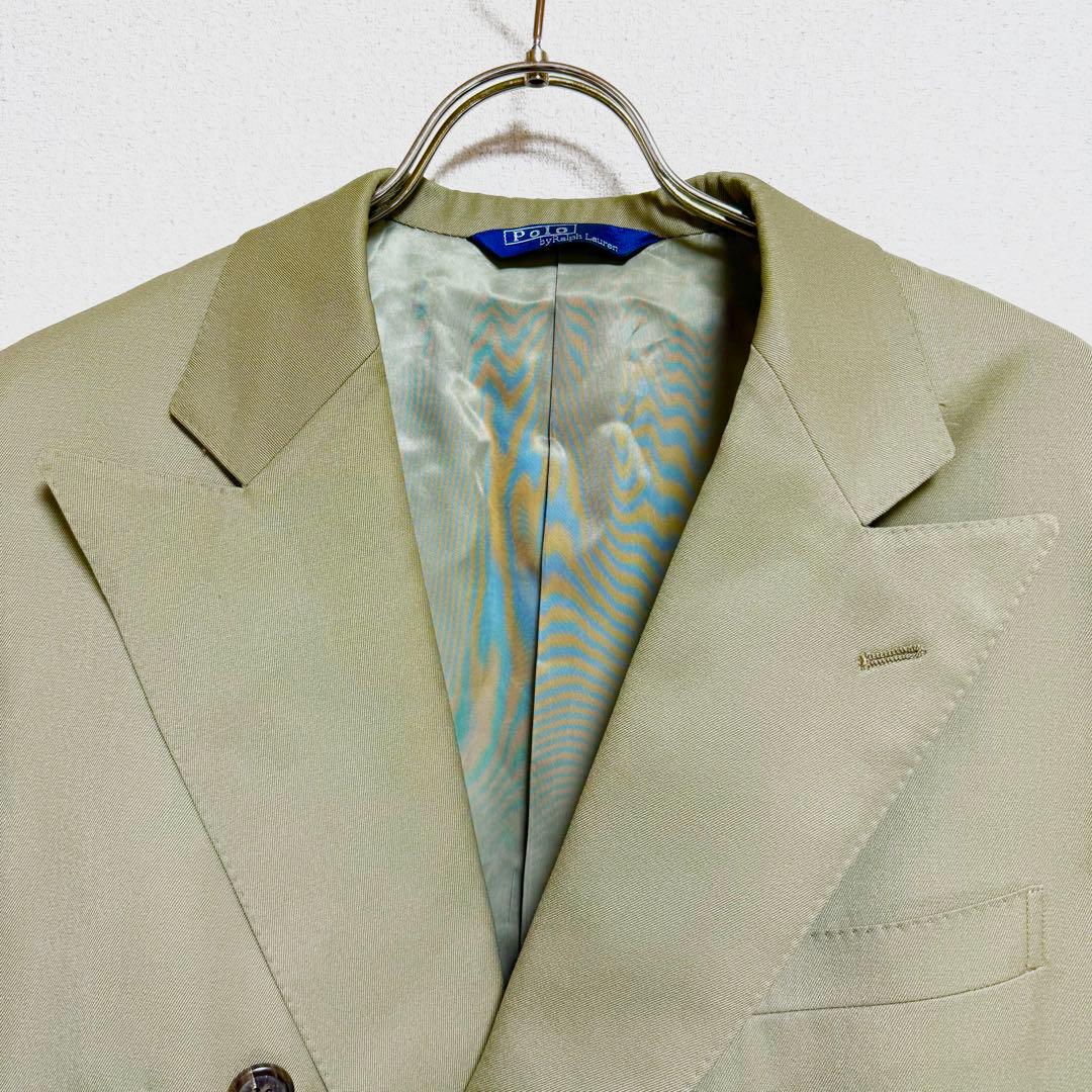 ポロラルフローレン ダブルスーツセットアップ グリーン メンズL相当