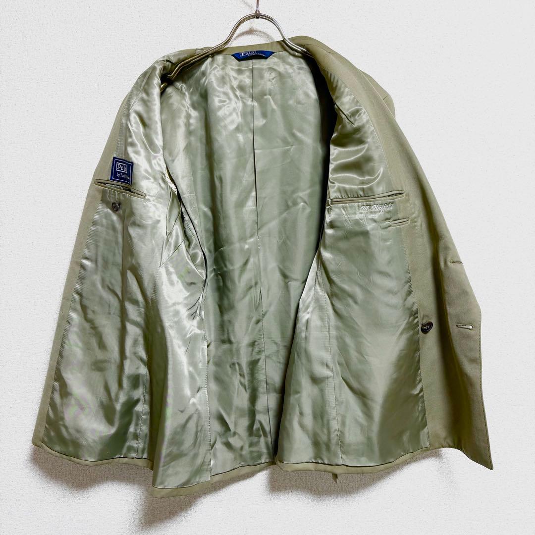 ポロラルフローレン ダブルスーツセットアップ グリーン メンズL相当