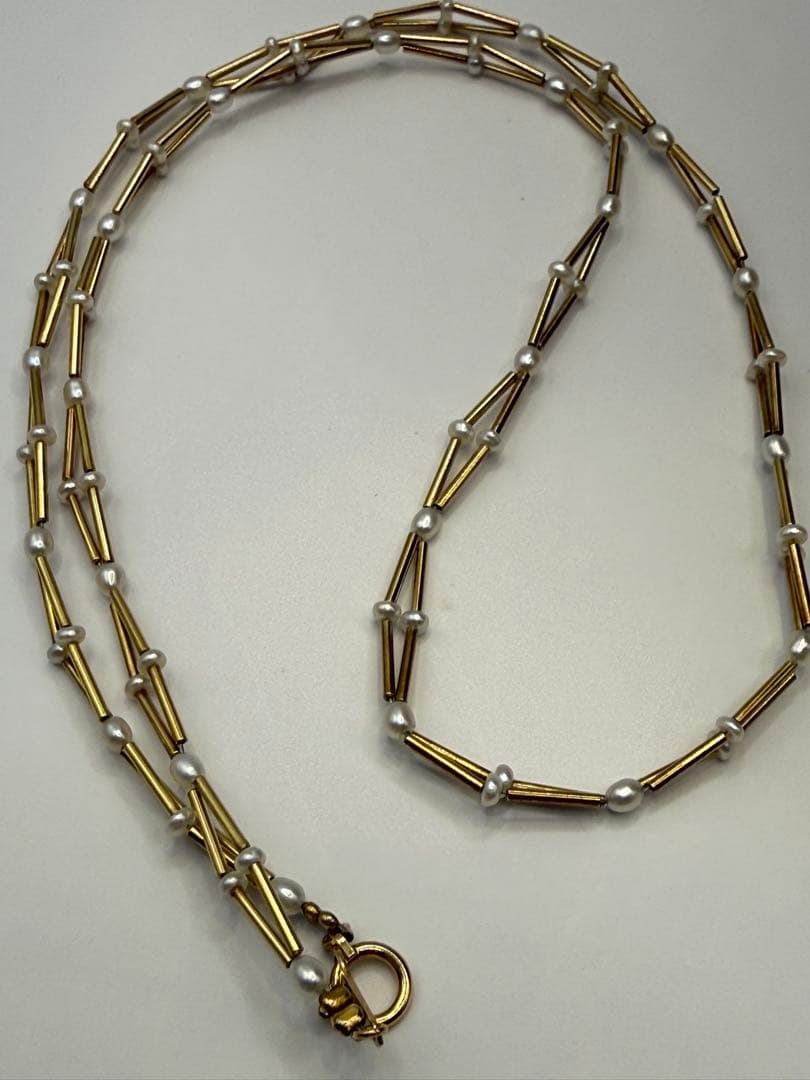 18金　パール　ネックレス