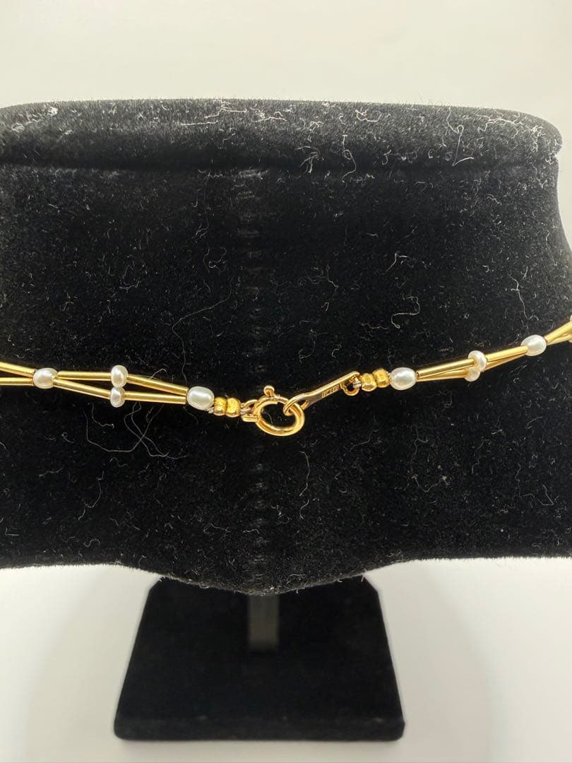 18金　パール　ネックレス