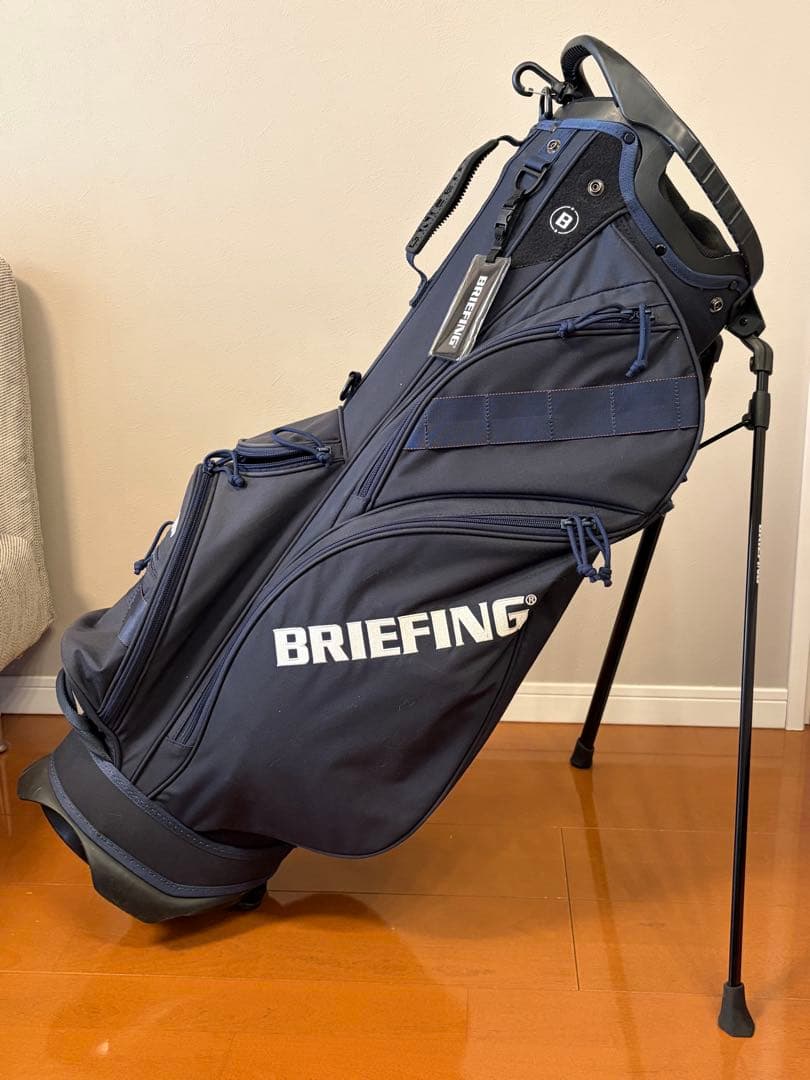BRIEFING スタンド式キャディバッグ ネイビー