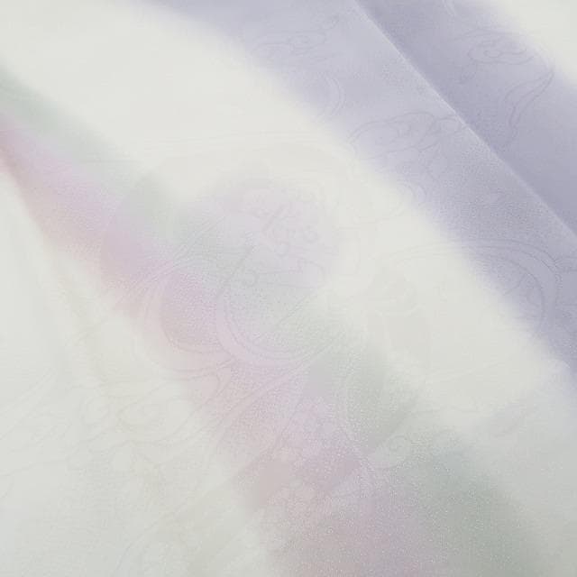 新品 さが美 友禅作家 千地泰弘 落款 天女 着物 仕付け糸付 長襦袢 5251