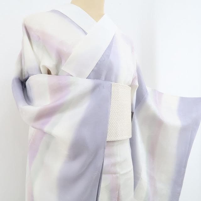 新品 さが美 友禅作家 千地泰弘 落款 天女 着物 仕付け糸付 長襦袢 5251