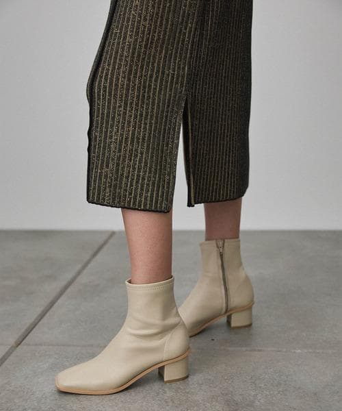 PUBLIC TOKYO エンブロイダリーニットワンピース