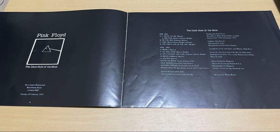 洋楽 PINK FLOYD/DARK SIDE OF THE MOON/ LP