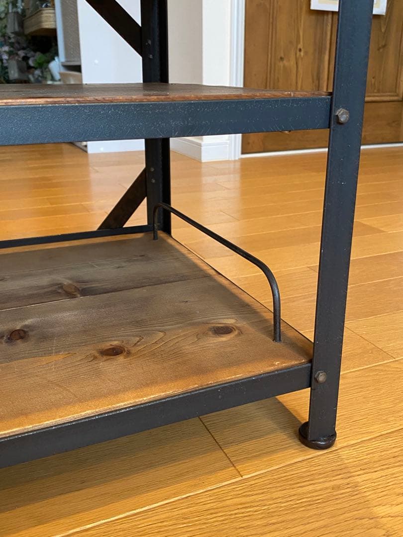 テレビ台　テレビボード　収納棚　アイアン　インダストリアル　アンティーク調