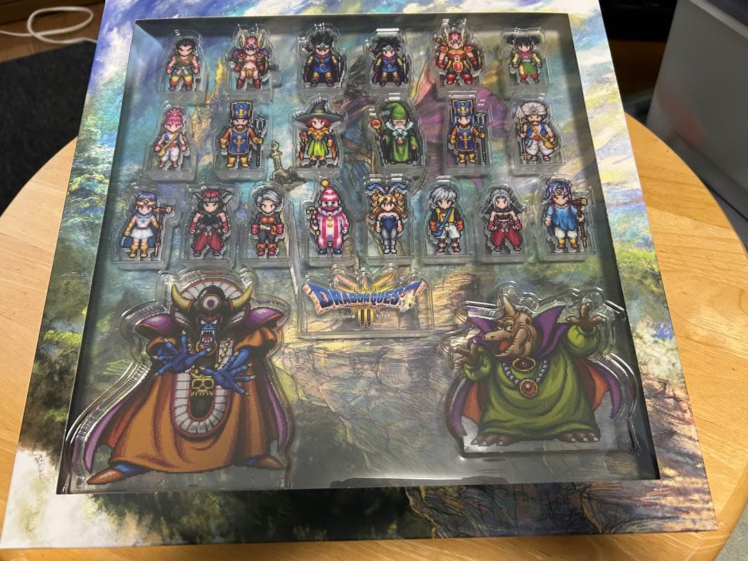 ドラクエ3 アクリルブロック　マウスパッド　収納BOXセット