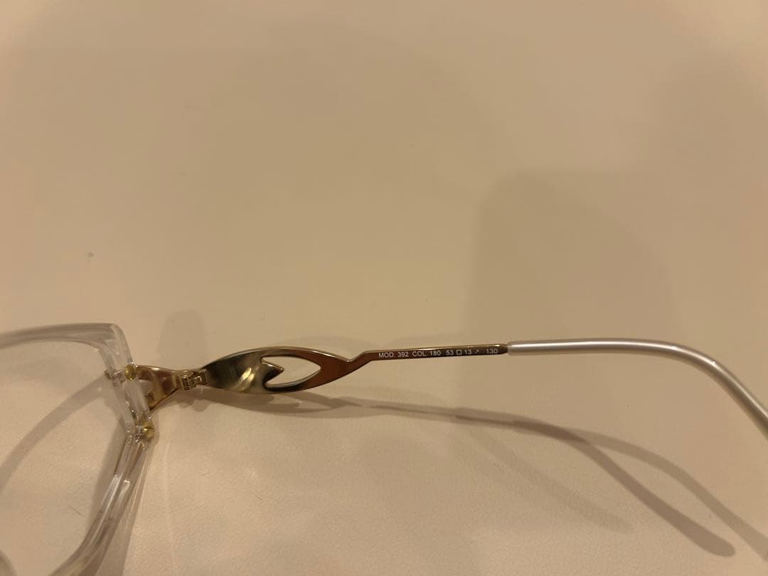 ネル　カザール/CAZAL ヴィンテージ　サングラス　クリアフレーム