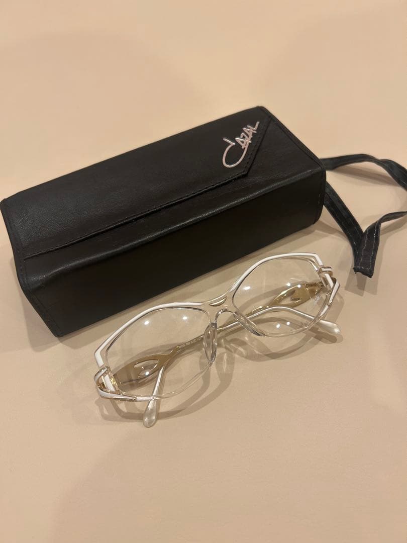 ネル　カザール/CAZAL ヴィンテージ　サングラス　クリアフレーム