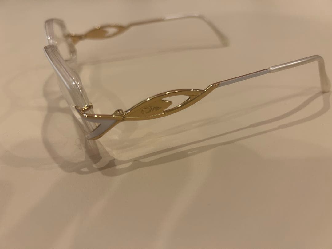 ネル　カザール/CAZAL ヴィンテージ　サングラス　クリアフレーム