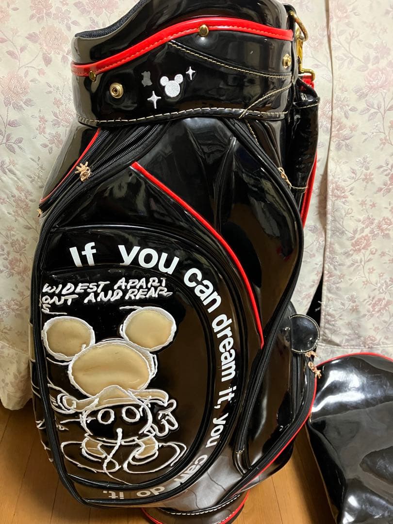 ディズニー　ミッキーマウス ミニーマウス　キャディバッグ　レア 希少　記念モデル