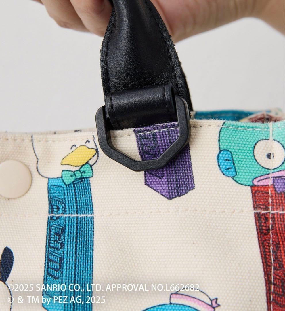 【はぴだんぶい×PEZ(ペッツ)×ear】コラボコットントートバッグS
