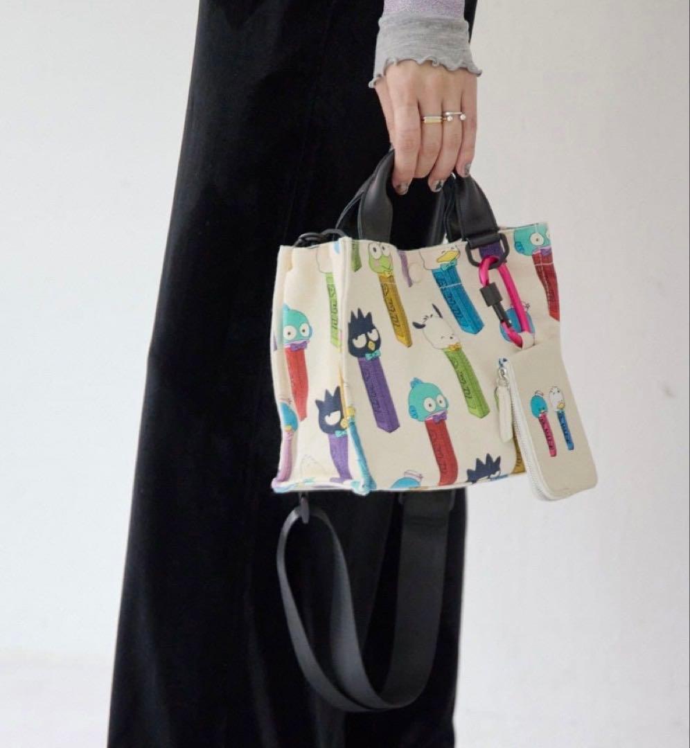 【はぴだんぶい×PEZ(ペッツ)×ear】コラボコットントートバッグS