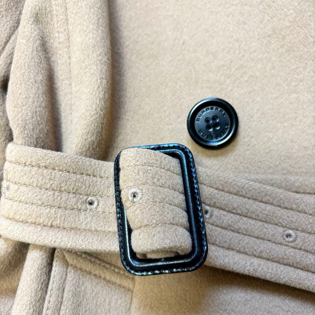 美品☆バーバリーロンドンイングランドウールカシミヤトレンチコート　38