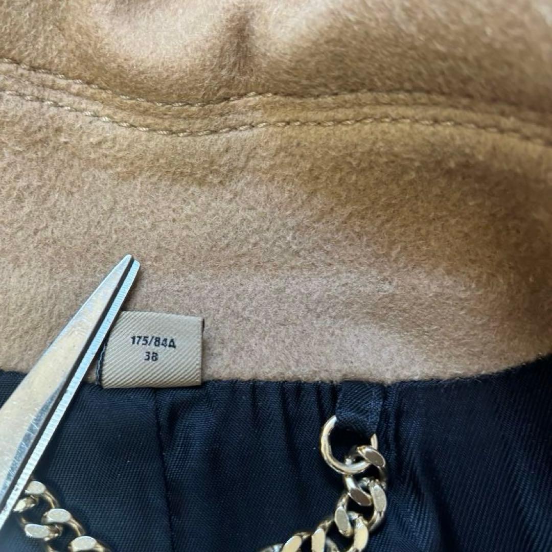 美品☆バーバリーロンドンイングランドウールカシミヤトレンチコート　38