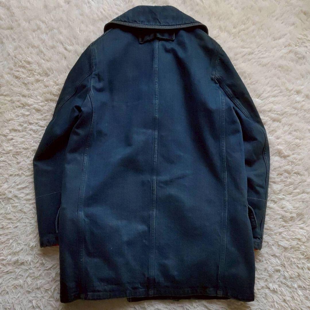 BLUE BLUE インディゴ デニム 中綿入り Pコート カバーオール