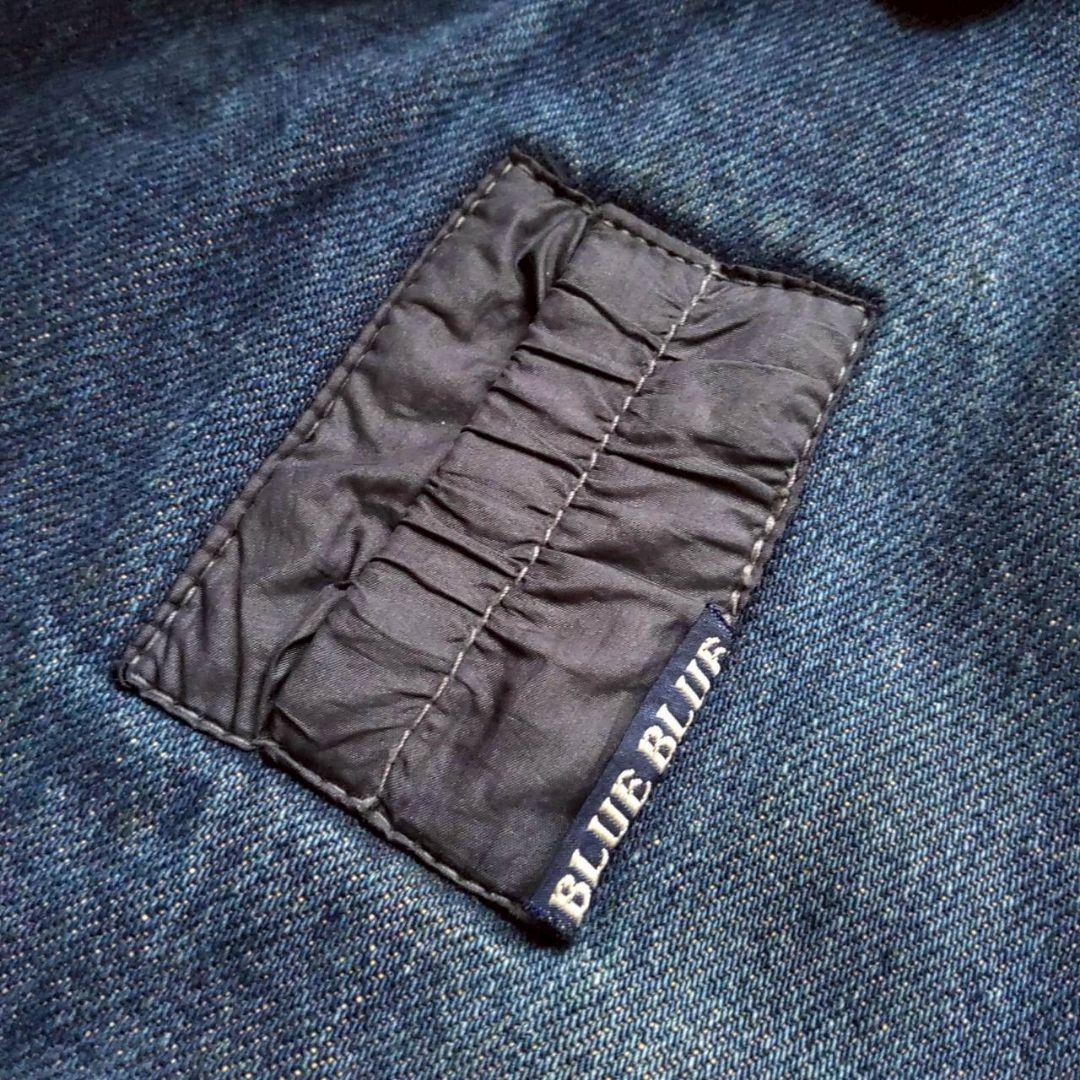 BLUE BLUE インディゴ デニム 中綿入り Pコート カバーオール