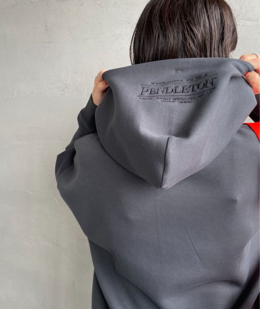 たかぞー[PENDLETON] 別注 ダンボールニットスウェットパーカー