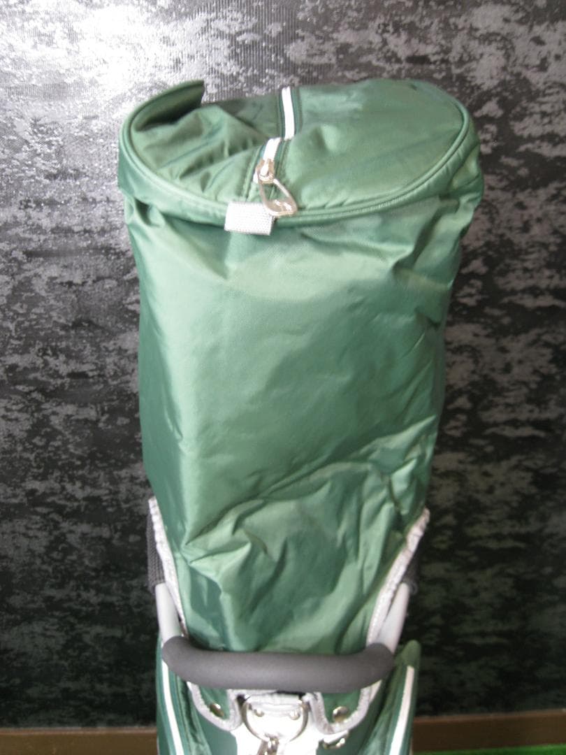 adabat 緑色キャディバッグ 87エンブレム付き(G184)