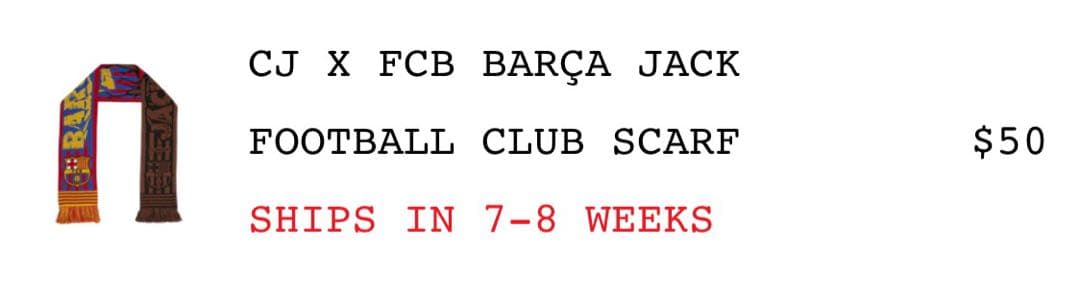 Barcelona×travisトラヴィススコット バルセロナ バルサ マフラー