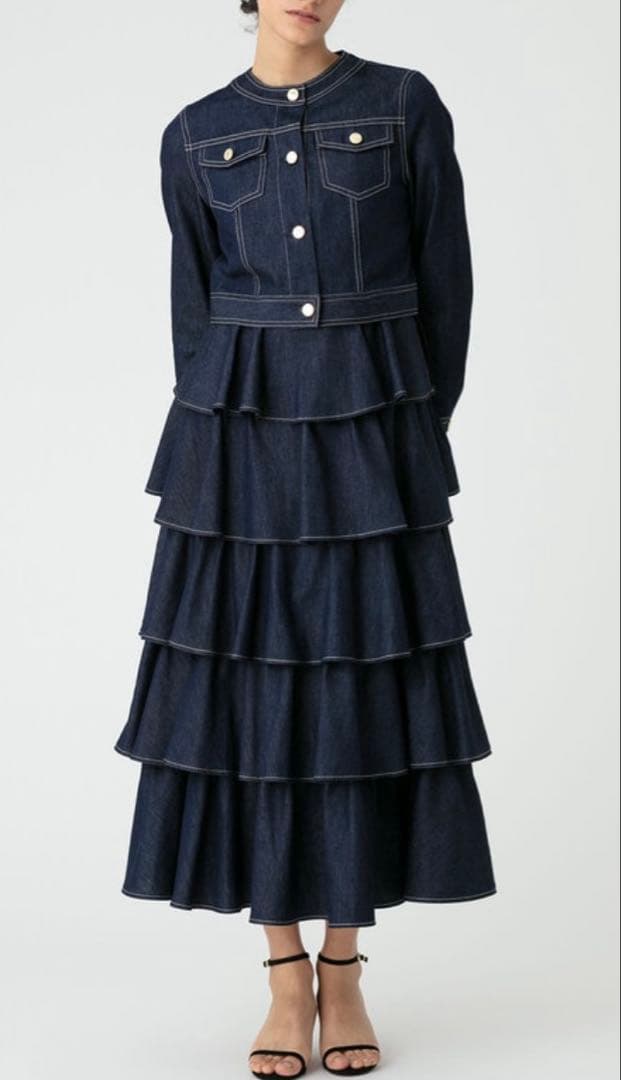 エコデニム クルージャケット エコデニムドレス 2点セット