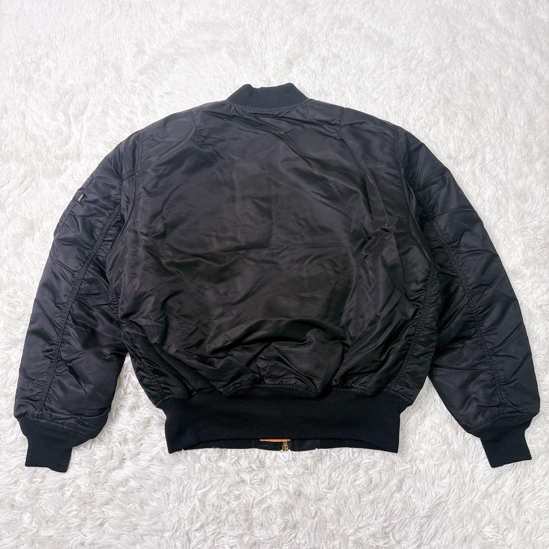 アルファインダストリーズ ma1 フライトジャケット ミリタリー ブラック　黒