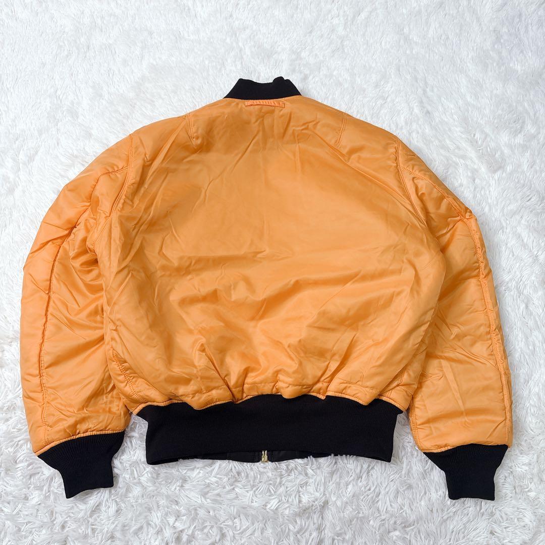 アルファインダストリーズ ma1 フライトジャケット ミリタリー ブラック　黒