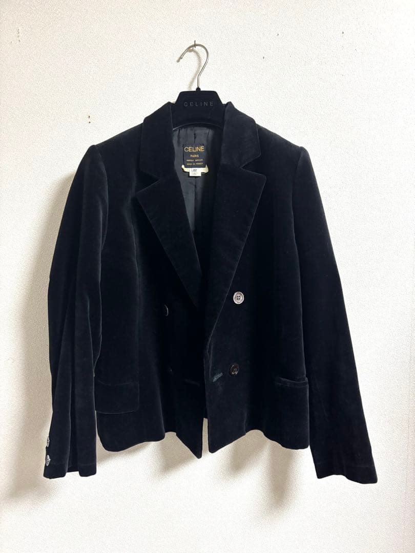 CELINE セリーヌ ベロア ジャケット コート