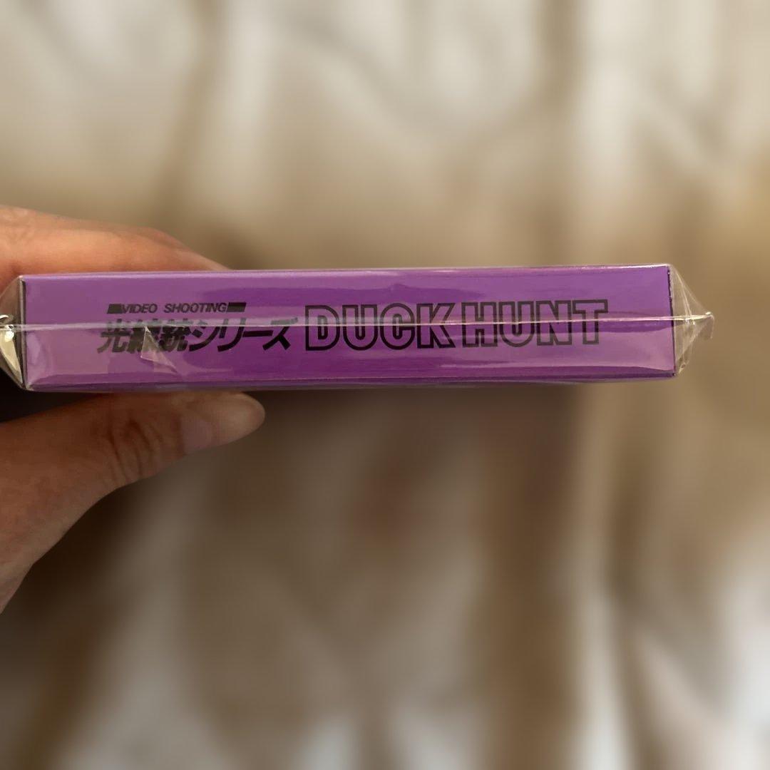 超美品　昔懐かしレア！FC　ファミコン　ダックハント　小箱　　新品未開封