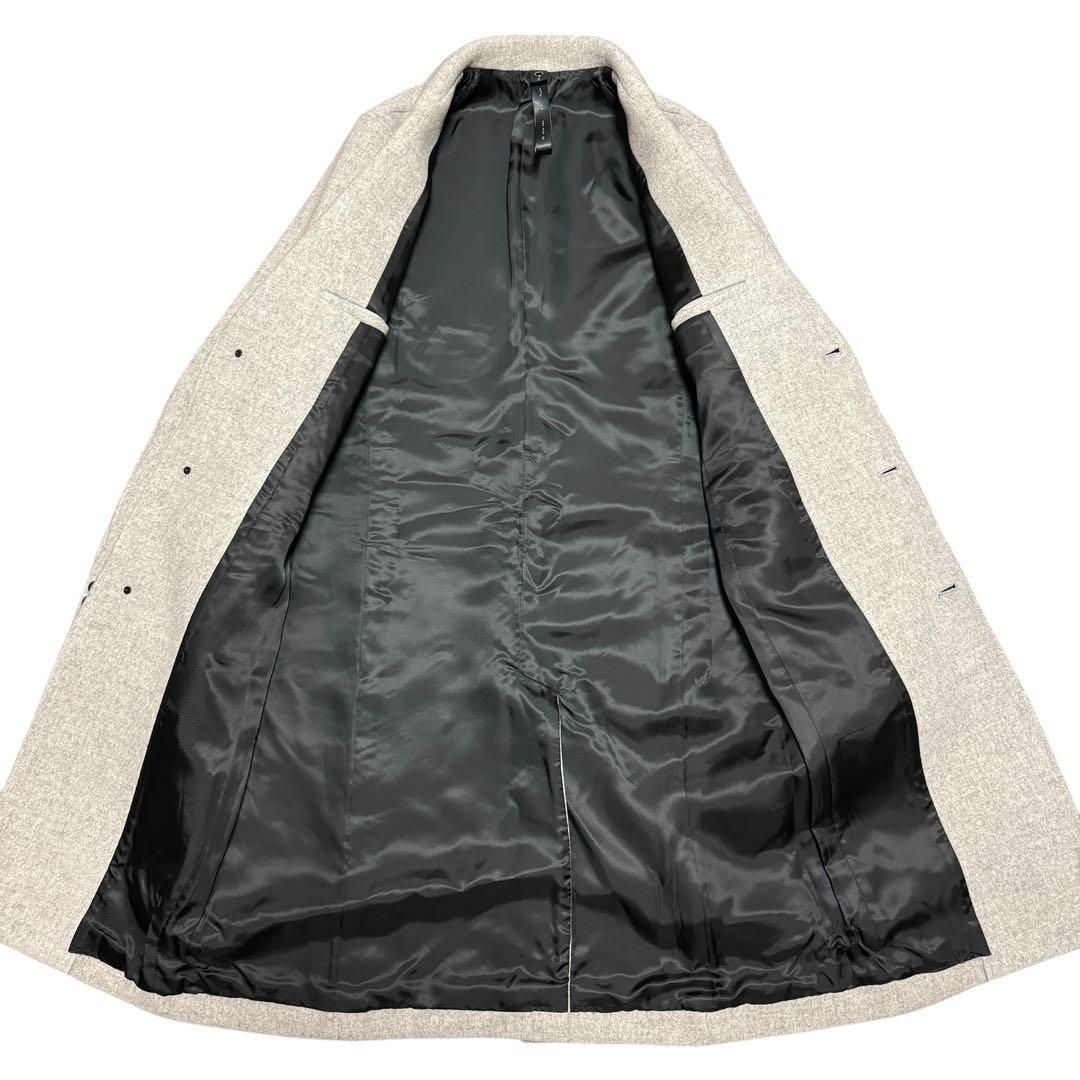 wjk fine wool chester チェスターコート グレー メンズ S