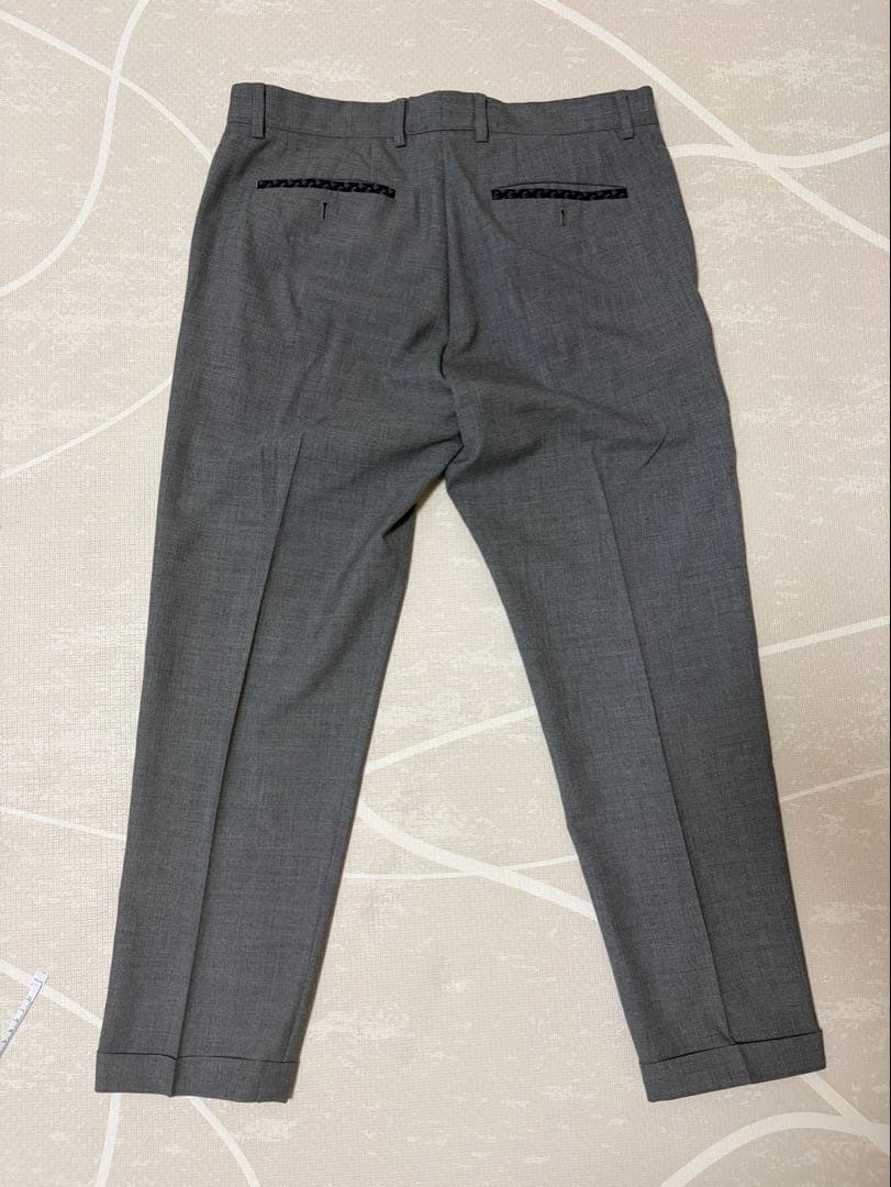 【美品】NEIGHBORHOOD スラックス パンツ Lサイズ グレー