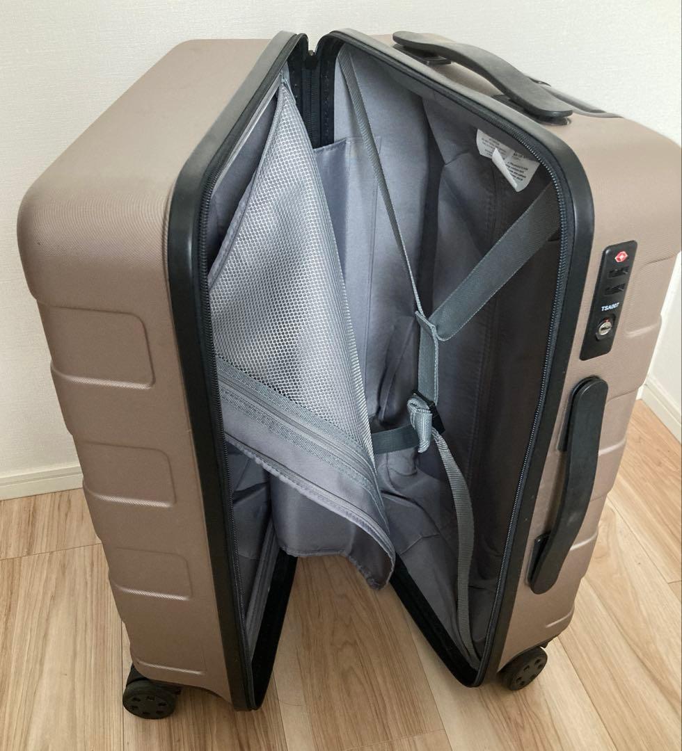 無印良品 MUJI バーを自由に調節できるハードキャリーケース 35L