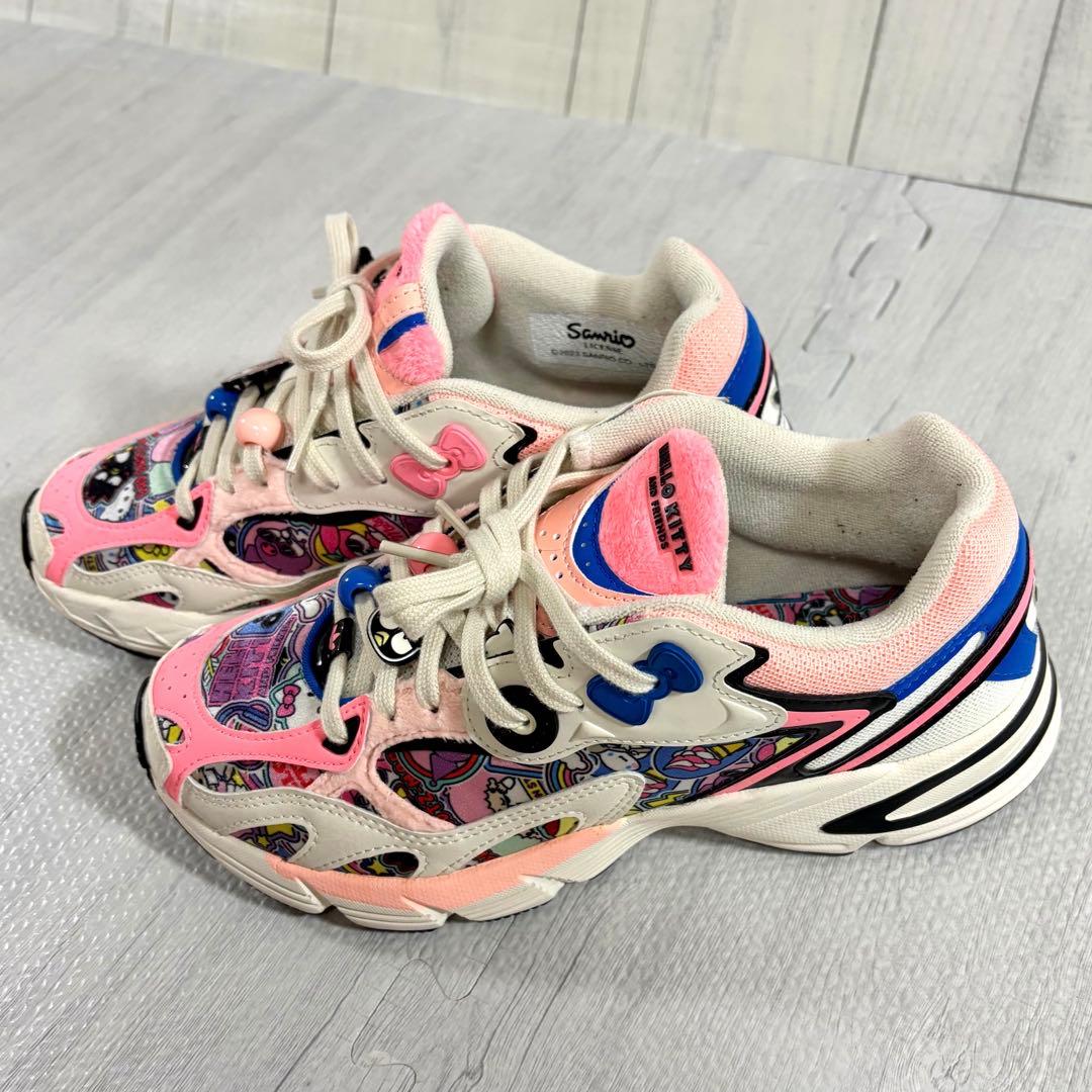 激レア コラボ adidas アディダス×ハローキティアンドフレンズ スニーカー