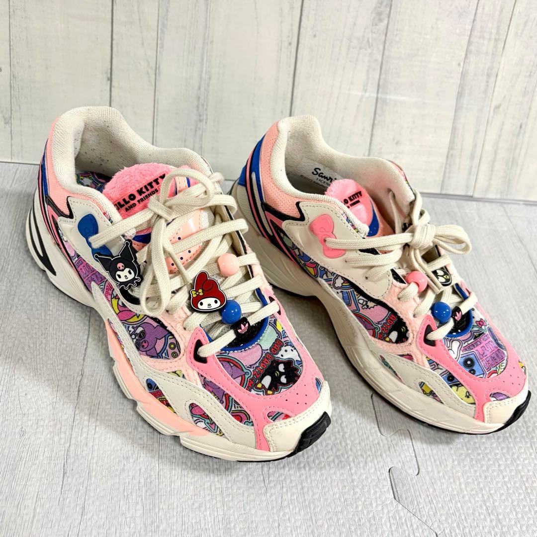 激レア コラボ adidas アディダス×ハローキティアンドフレンズ スニーカー