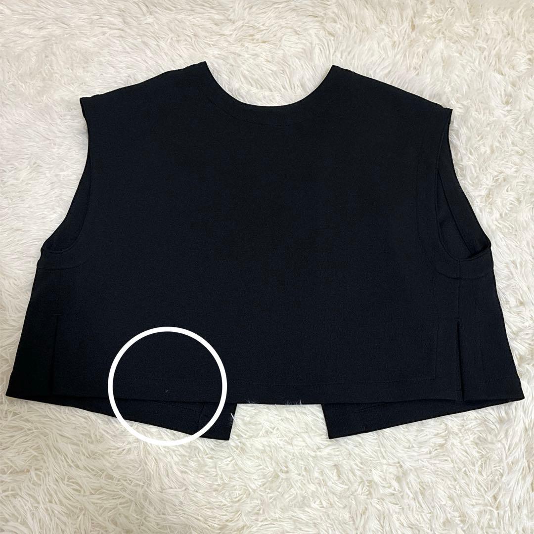 23AW✨BEARDSLEY ムーンライクショートベストジレ　訳あり美品