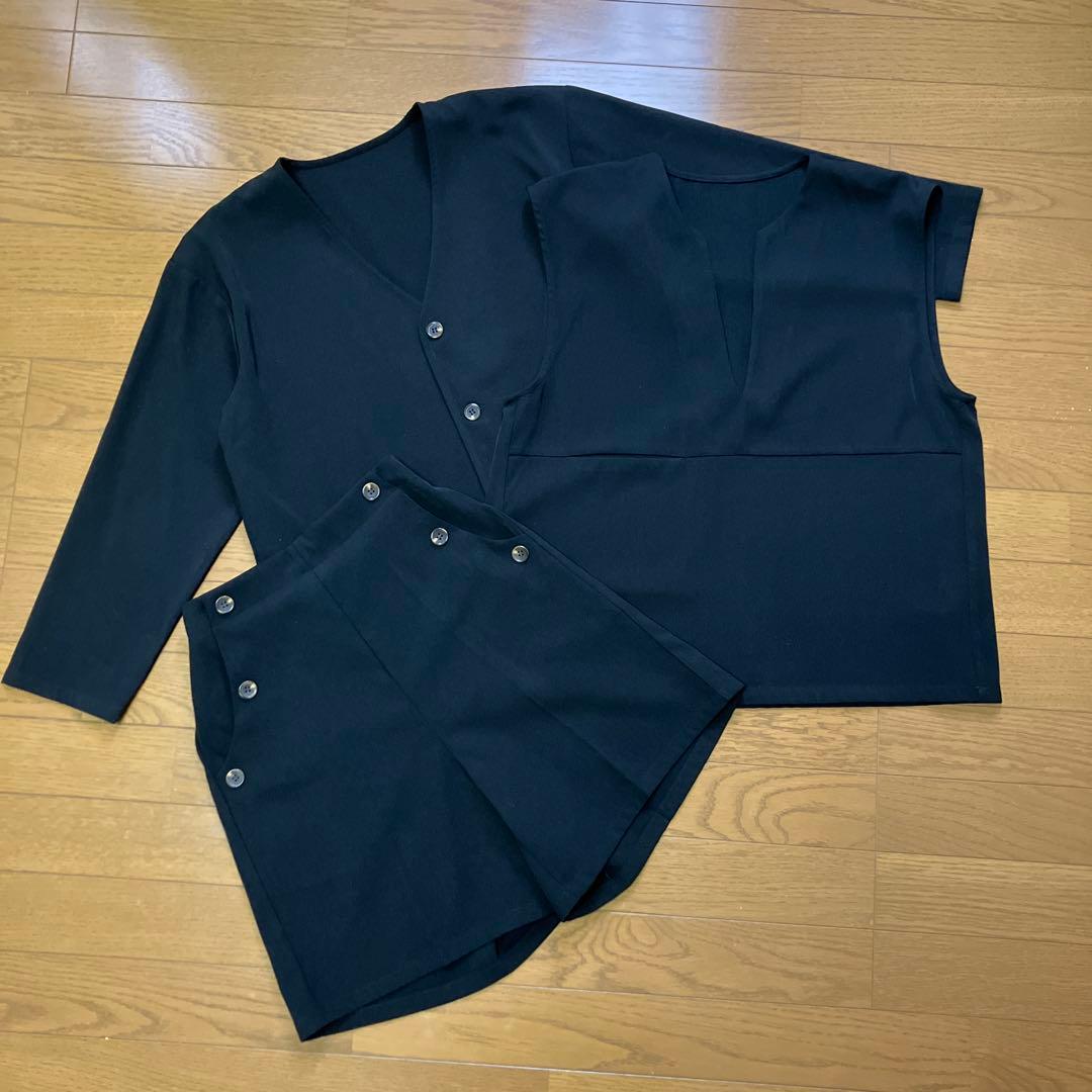 専用　antiqua フォーマル　セットアップ　ベスト　3点　卒業式