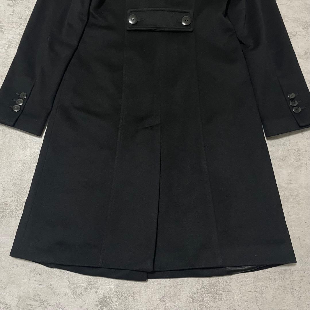 美品 EMPORIO ARMANI アルマーニ ロングコート M 黒 レディース
