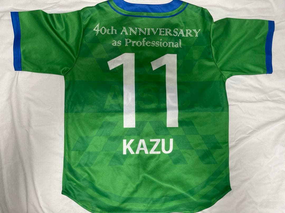 三浦知良選手プロ 40周年記念ベースボールシャツ ユニフォーム　非売品