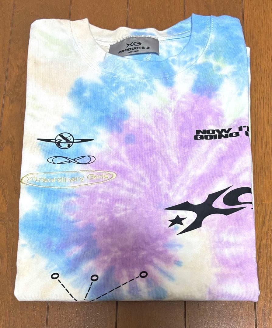 XG Tie-Dye Crew Neck Tee Mサイズ