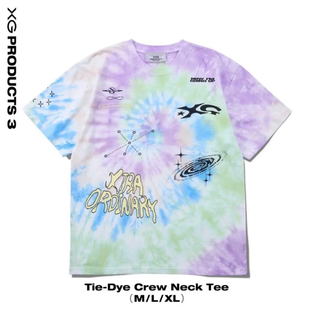 XG Tie-Dye Crew Neck Tee Mサイズ