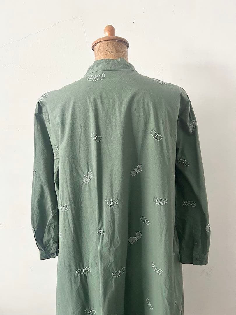 【美品】mina perhonen　laundry　choucho　ワンピース