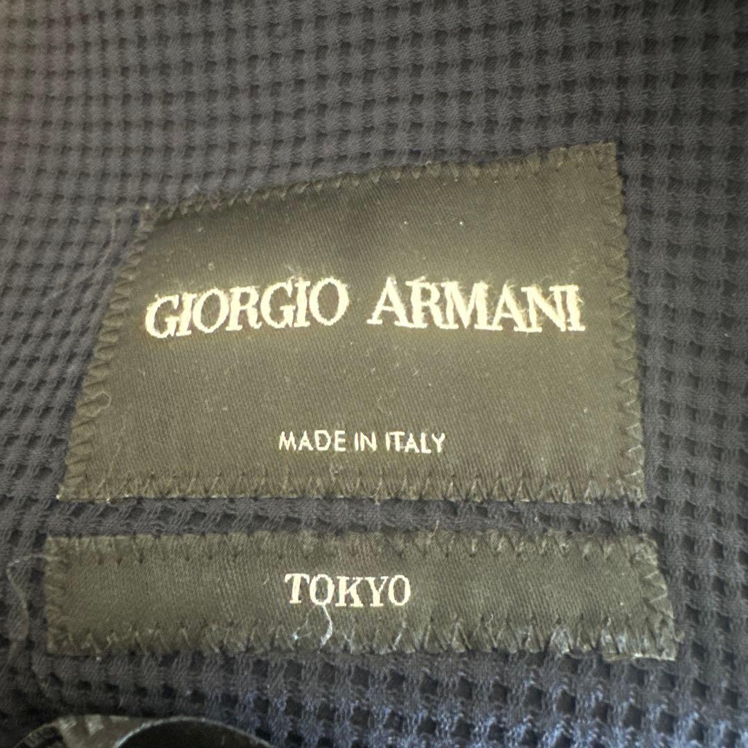 ジョルジオアルマーニスマートカジュアルスーツXLサイズネイビー