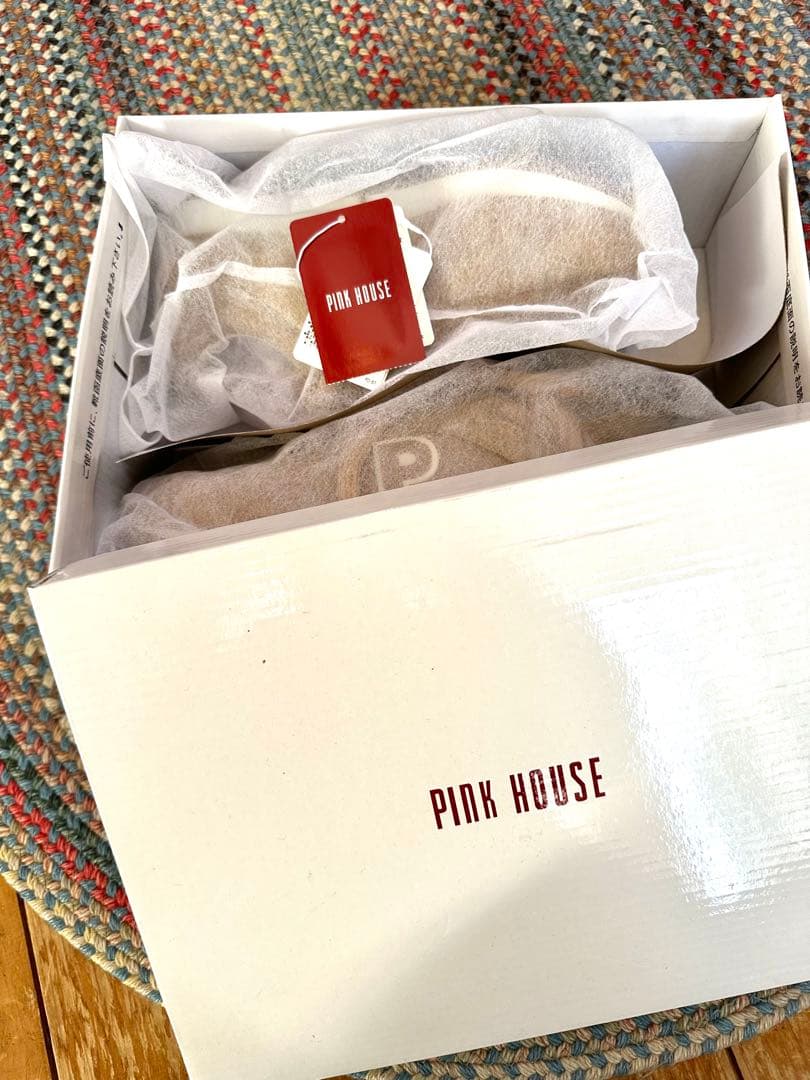 Pink House ベージュ スニーカー