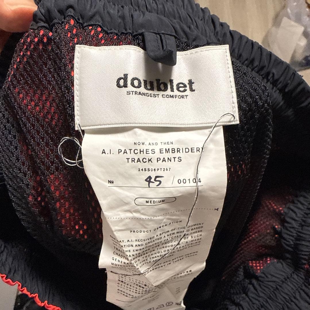 doublet A.I. PATCHES EMBROIDERED トラックパンツ
