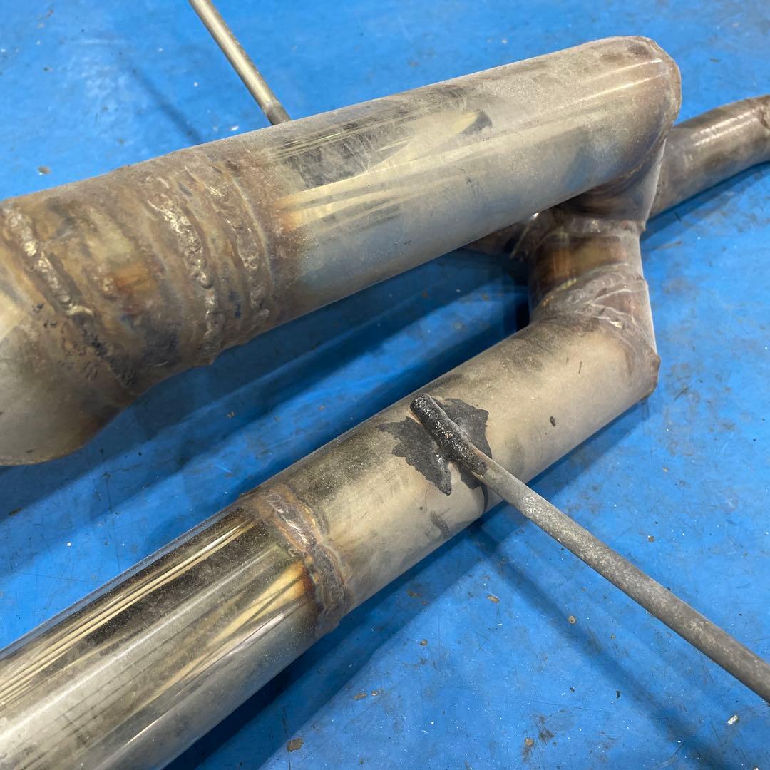 TOYOTA 50プリウス リアピース ステンレス製トリプルマフラー