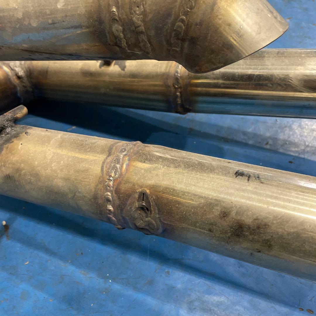 TOYOTA 50プリウス リアピース ステンレス製トリプルマフラー