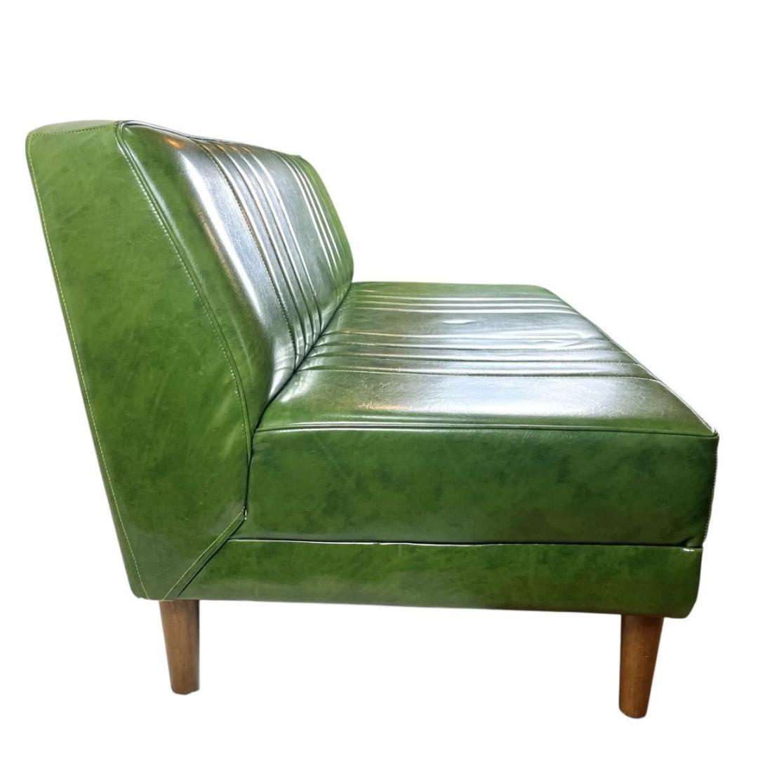 【極美品✨️niko and ...】クラシックダイニング ソファ グリーン